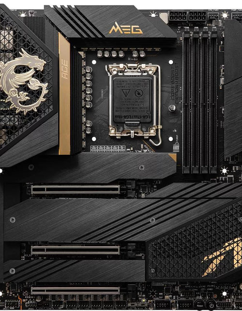 Load image into Gallery viewer, MEG Z690 ACE Desktop Motherboard - Intel Chipset - Socket LGA-1700 - Intel Optane Memory Ready - ATX - Pentium Gold, Celeron, Core I5, Core I7, Core I9 Processor Supported - 128 GB DDR5 SDRAM Maxi
