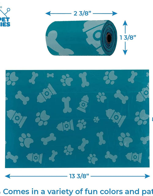 Load image into Gallery viewer, Dog Poop Bags for Waste Refuse Cleanup, Doggy Roll Replacements for Outdoor Puppy Walking and Travel, Leak Proof and Tear Resistant, Thick Plastic
