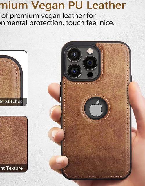 Load image into Gallery viewer, For Iphone 14 plus Leather Case, Slim Luxury PU Non-Slip Shockproof Protective Cover Phone Cases for Iphone 14 Plus
