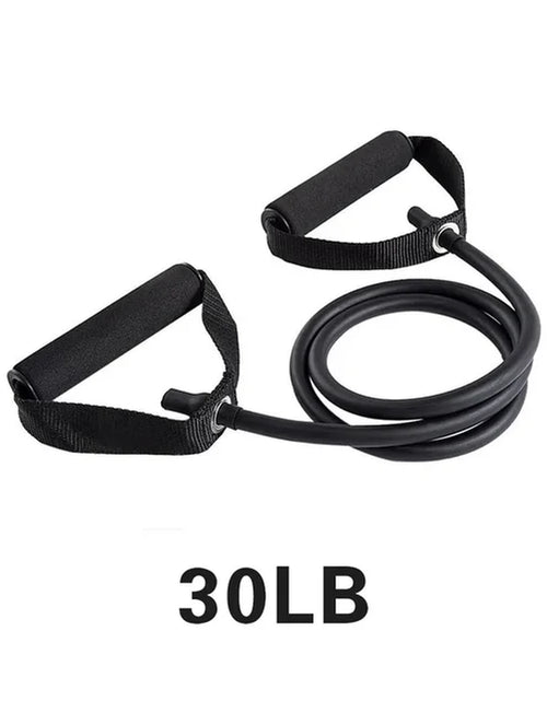 Load image into Gallery viewer, 5 Levels Elastic Band Yoga Pull Rope Elastic Gym Fitness Exercise Tube Band with Handles for Home Workouts Strength Training
