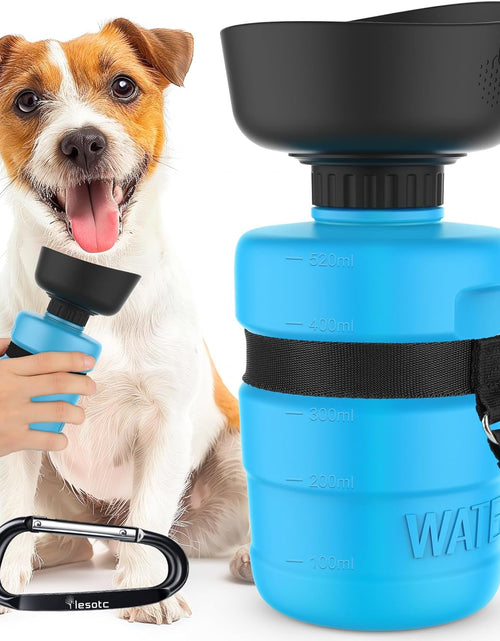 Load image into Gallery viewer, Pet Water Bottle for Dogs, Dog Water Bottle Foldable, Dog Travel Water Bottle, Dog Water Dispenser, Lightweight &amp; Convenient for Travel BPA Free
