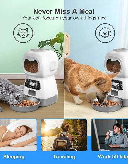 Load image into Gallery viewer, 1PC Automatic Pet Feeding Intelligent Remote Control Cat and Dog Feeding Machine Timing Quantitative Food Machine
