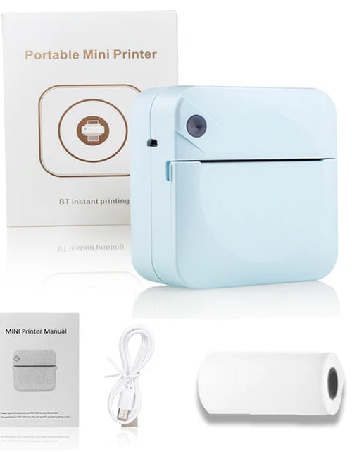 Load image into Gallery viewer, Mini Thermal Printer Simplicity Portable Printer Printing Study Notes Self-Adhesive Label Bluetooth App Multiple Fonts
