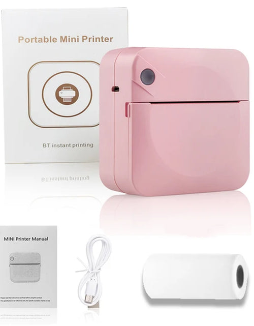 Load image into Gallery viewer, Mini Thermal Printer Simplicity Portable Printer Printing Study Notes Self-Adhesive Label Bluetooth App Multiple Fonts
