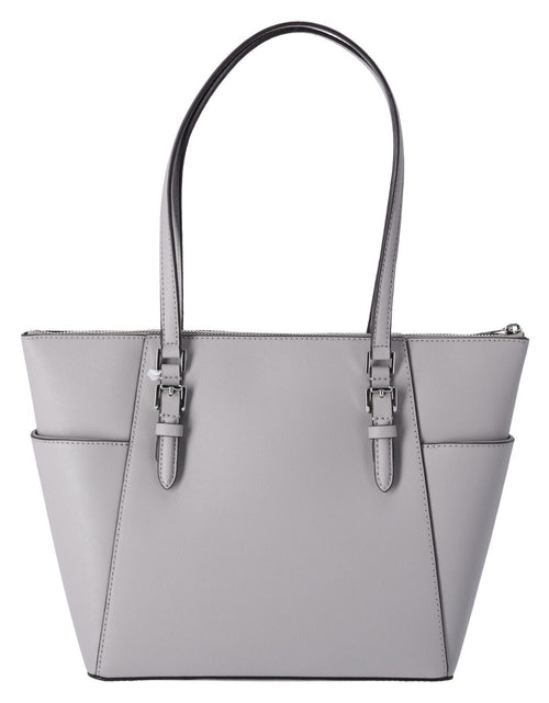 Load image into Gallery viewer, Michael Kors Charlotte Top Zip Tote MK Signature Shoulder Bag
