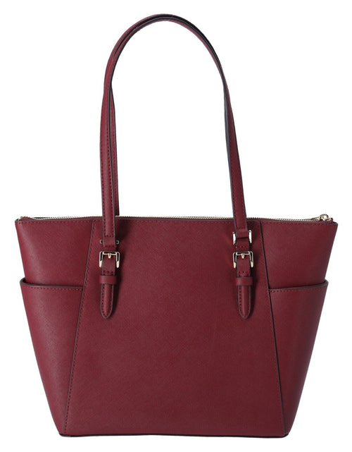 Load image into Gallery viewer, Michael Kors Charlotte Top Zip Tote MK Signature Shoulder Bag
