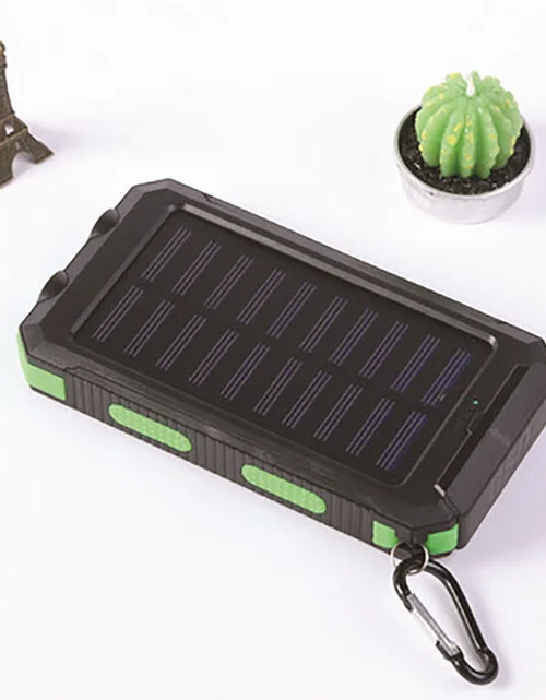 Load image into Gallery viewer, Solar Power Bank 20000Mah IP67 Waterproof Portable Solar Charger Powerbank External Battery Pack Power Bank with SOS LED Light
