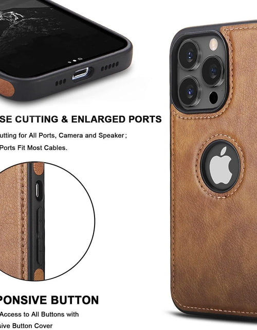 Load image into Gallery viewer, For Iphone 14 plus Leather Case, Slim Luxury PU Non-Slip Shockproof Protective Cover Phone Cases for Iphone 14 Plus
