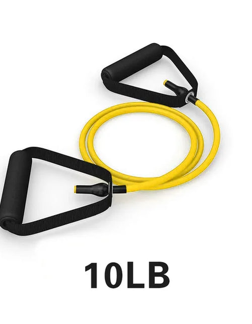 Load image into Gallery viewer, 5 Levels Elastic Band Yoga Pull Rope Elastic Gym Fitness Exercise Tube Band with Handles for Home Workouts Strength Training
