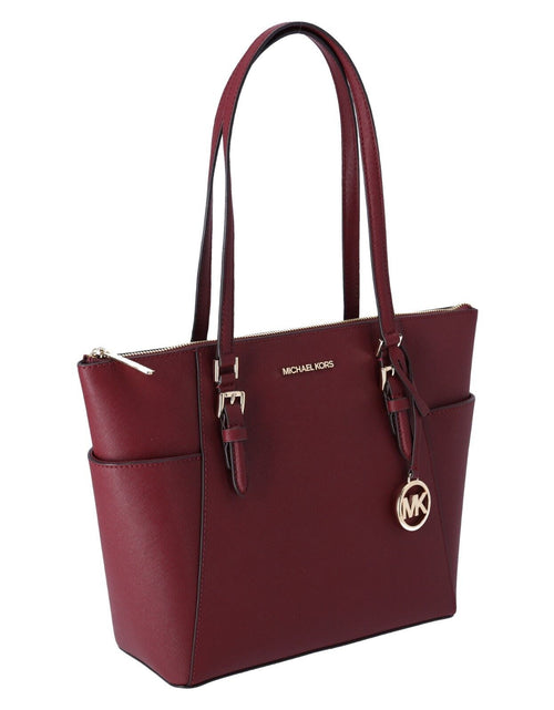 Load image into Gallery viewer, Michael Kors Charlotte Top Zip Tote MK Signature Shoulder Bag
