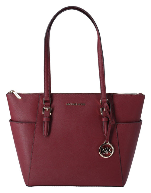 Load image into Gallery viewer, Michael Kors Charlotte Top Zip Tote MK Signature Shoulder Bag
