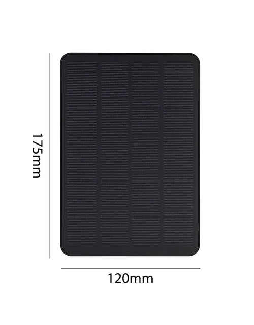 Load image into Gallery viewer, 10W 5V Solar Panel 2In1 Micro Usb+Type-C Solar Panels Outdoor Solar Cells Chargerfor Security Camera/Small Home Light System
