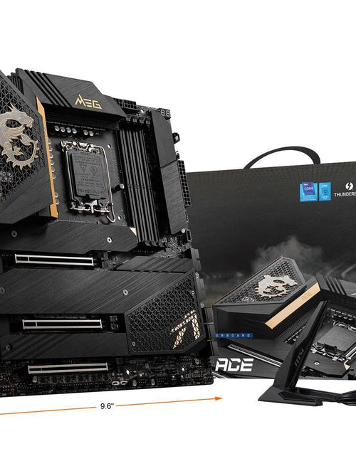 Load image into Gallery viewer, MEG Z690 ACE Desktop Motherboard - Intel Chipset - Socket LGA-1700 - Intel Optane Memory Ready - ATX - Pentium Gold, Celeron, Core I5, Core I7, Core I9 Processor Supported - 128 GB DDR5 SDRAM Maxi
